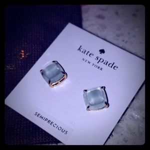 Kate Spade, Amazonite Square Stud Earrings